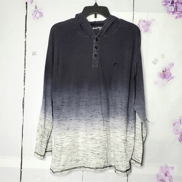 Airwalk Gradient Lightweight Button Hoodie M - Picture 1 of 7